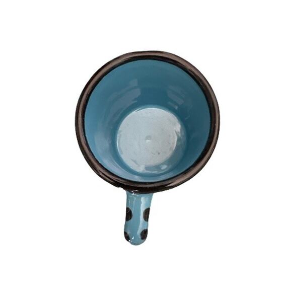 Le Souk Blue Print Ceramic Hand Painted Tunisian Mug - Picture 5 of 8